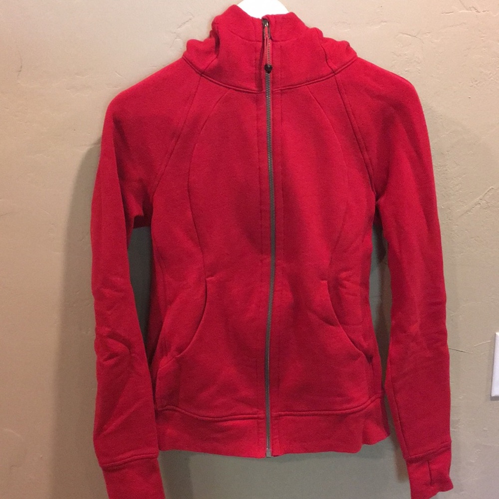 Lululemon Scuba Hoodie Red